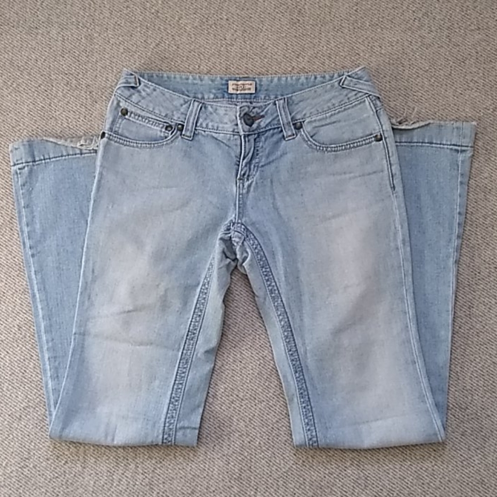 Free People Bleached Out Boot Cut Jeans - Picture 5 of 5